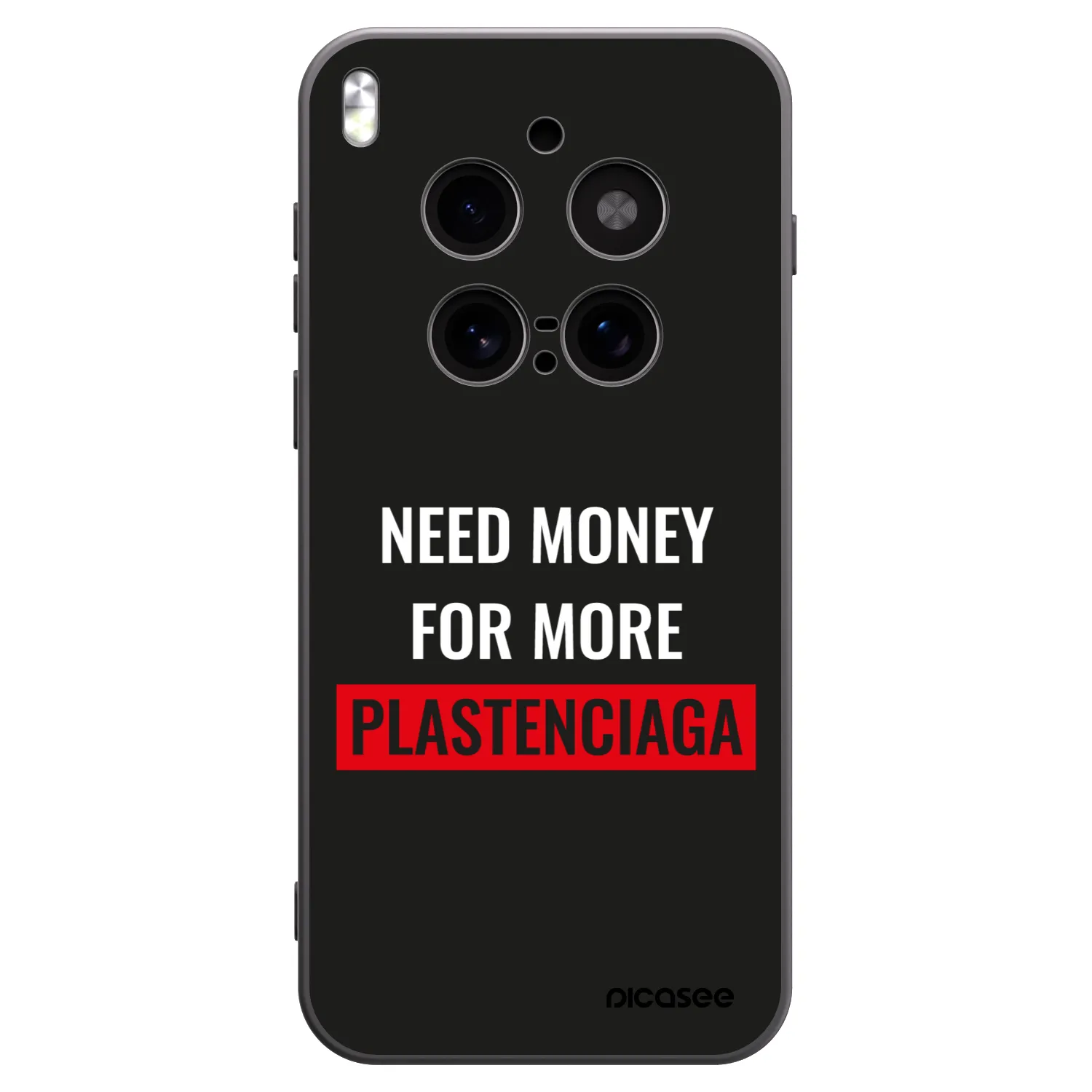 Picasee fekete szilikon tok az alábbi mobiltelefonokra Vivo X300 Pro - More PLASTENCIAGA
