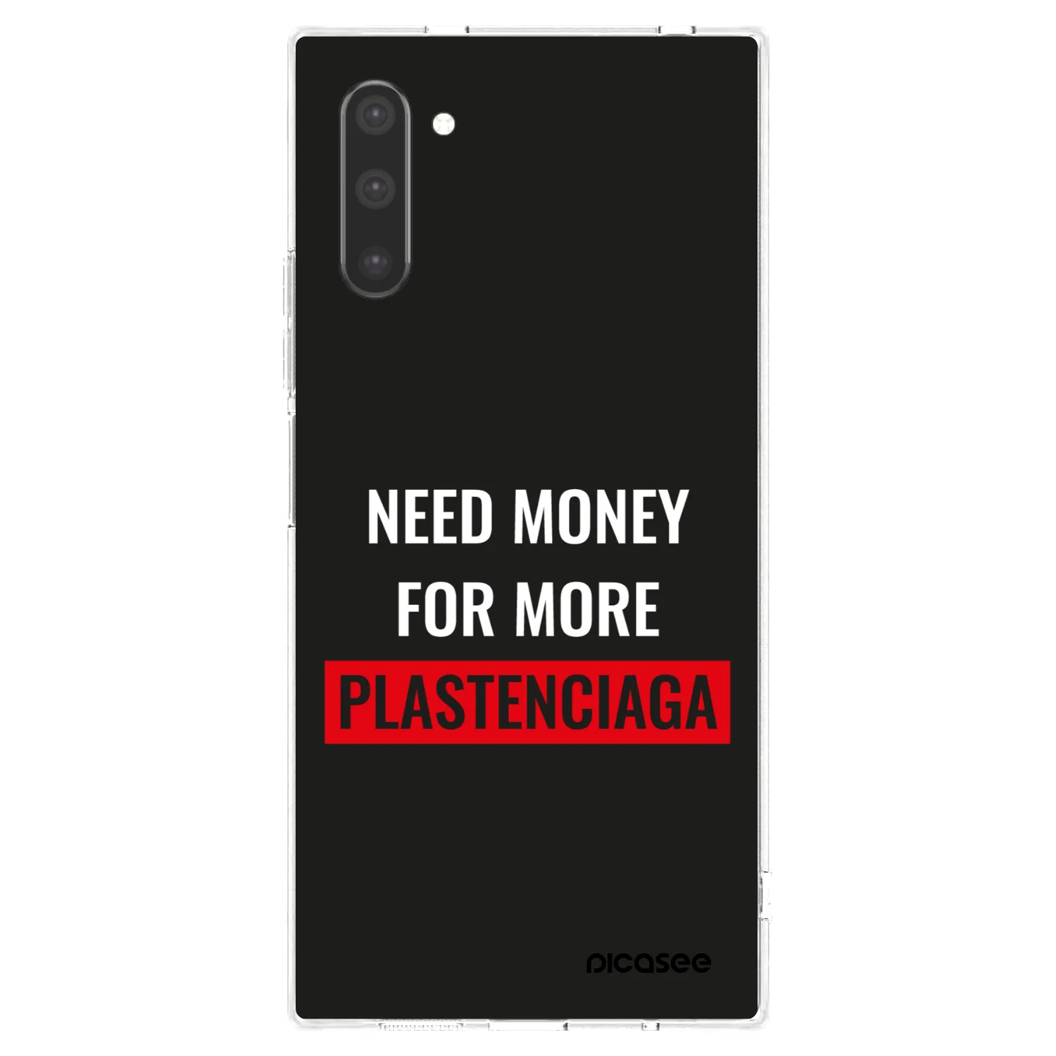 Picasee átlátszó szilikon tok az alábbi mobiltelefonokra Samsung Galaxy Note 10 N970F - More PLASTENCIAGA