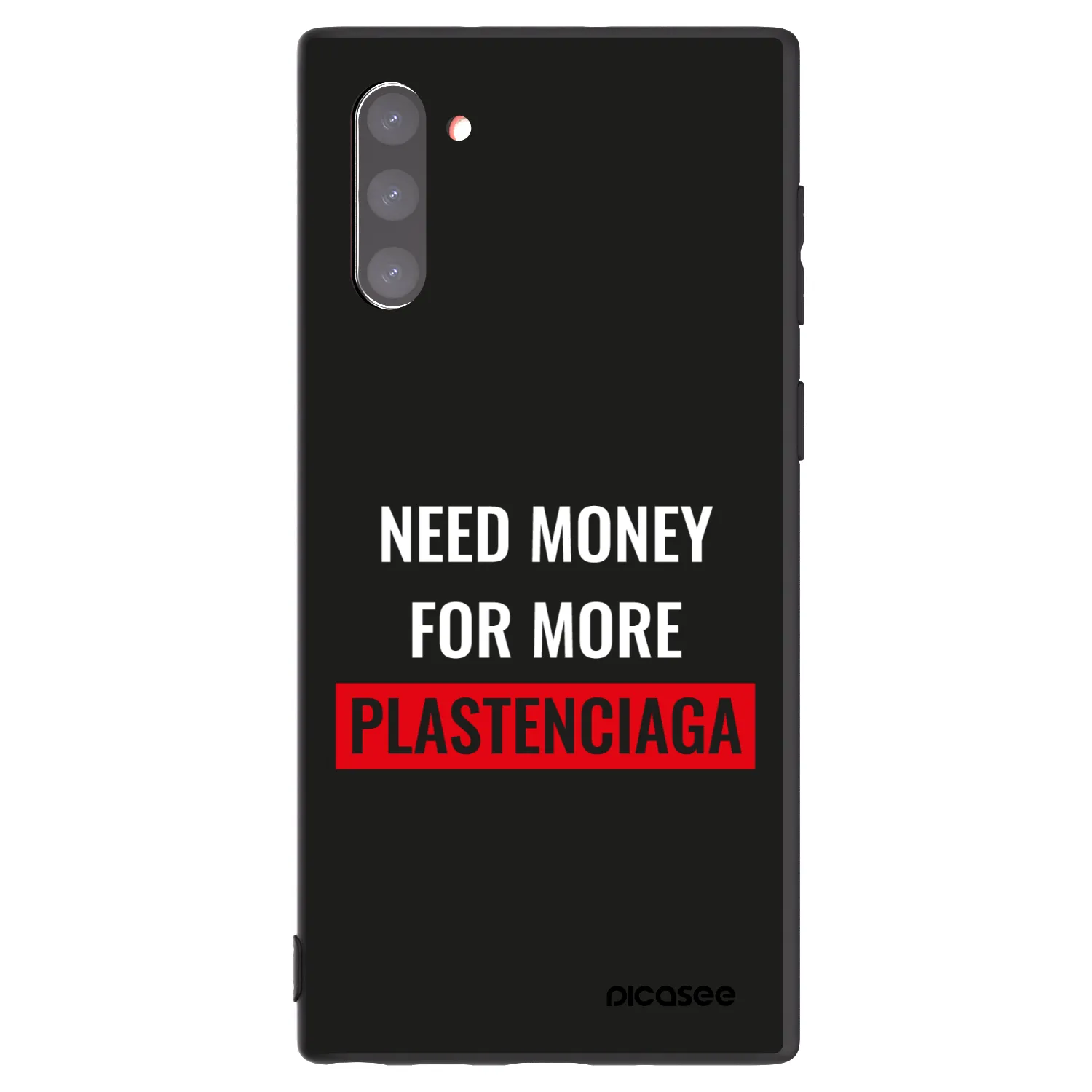 Picasee fekete szilikon tok az alábbi mobiltelefonokra Samsung Galaxy Note 10 N970F - More PLASTENCIAGA