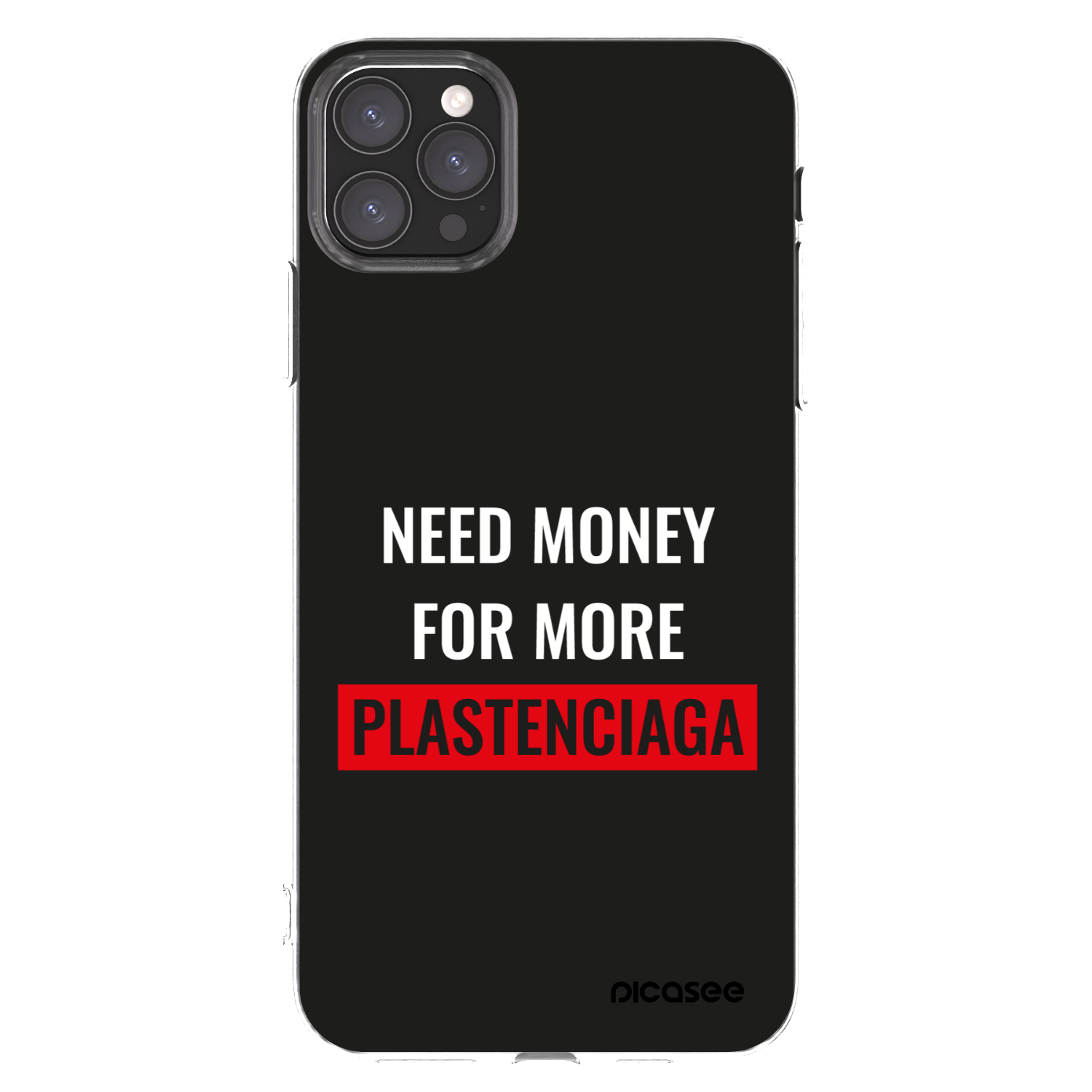 Picasee átlátszó szilikon tok az alábbi mobiltelefonokra Apple iPhone 11 Pro Max - More PLASTENCIAGA
