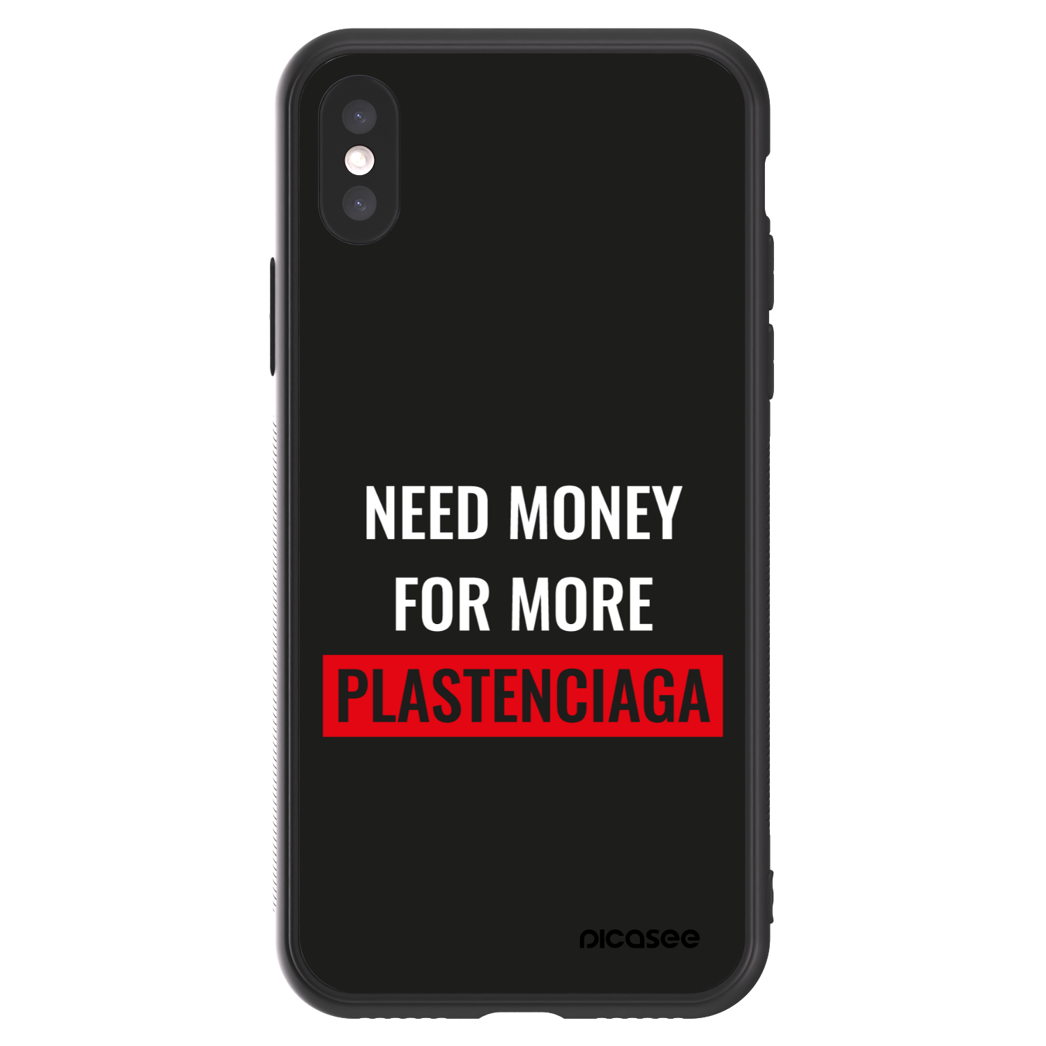 Picasee ULTIMATE CASE Apple iPhone X/XS - készülékre - More PLASTENCIAGA