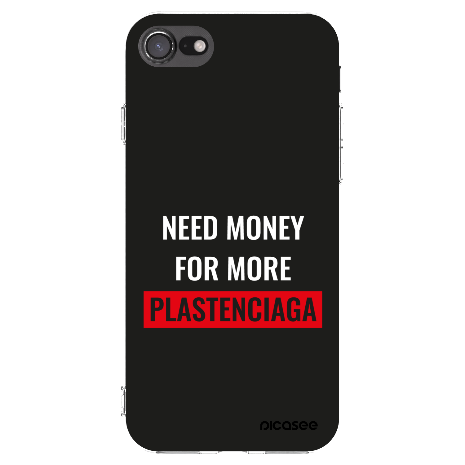 Picasee átlátszó szilikon tok az alábbi mobiltelefonokra Apple iPhone SE 2020 - More PLASTENCIAGA