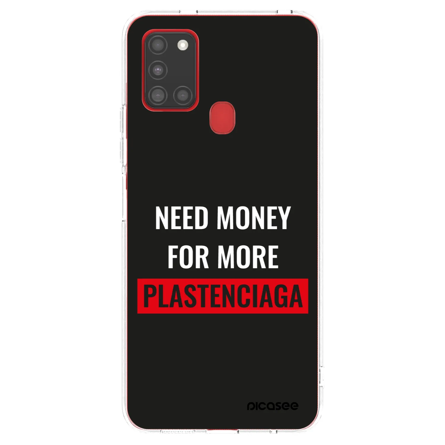 Picasee átlátszó szilikon tok az alábbi mobiltelefonokra Samsung Galaxy A21s - More PLASTENCIAGA