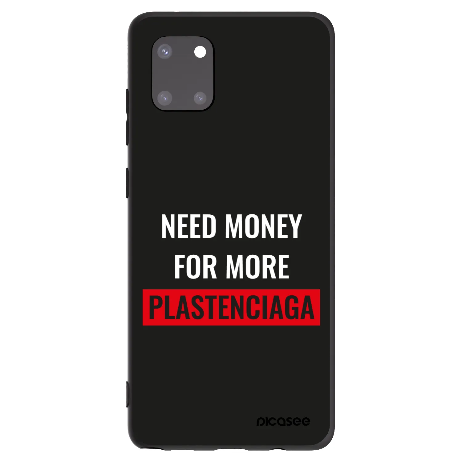 Picasee fekete szilikon tok az alábbi mobiltelefonokra Samsung Galaxy Note 10 Lite N770F - More PLASTENCIAGA
