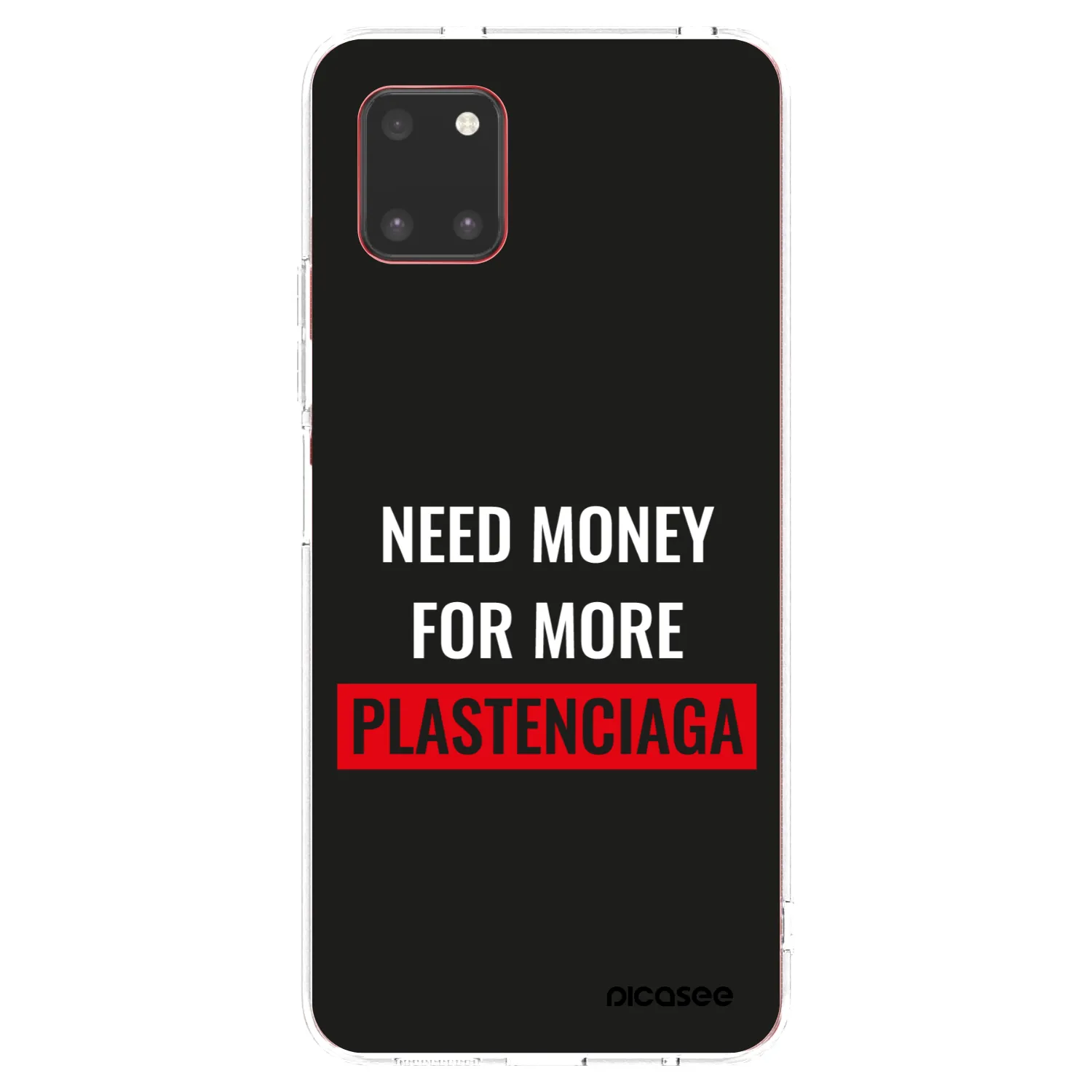 Picasee átlátszó szilikon tok az alábbi mobiltelefonokra Samsung Galaxy Note 10 Lite N770F - More PLASTENCIAGA