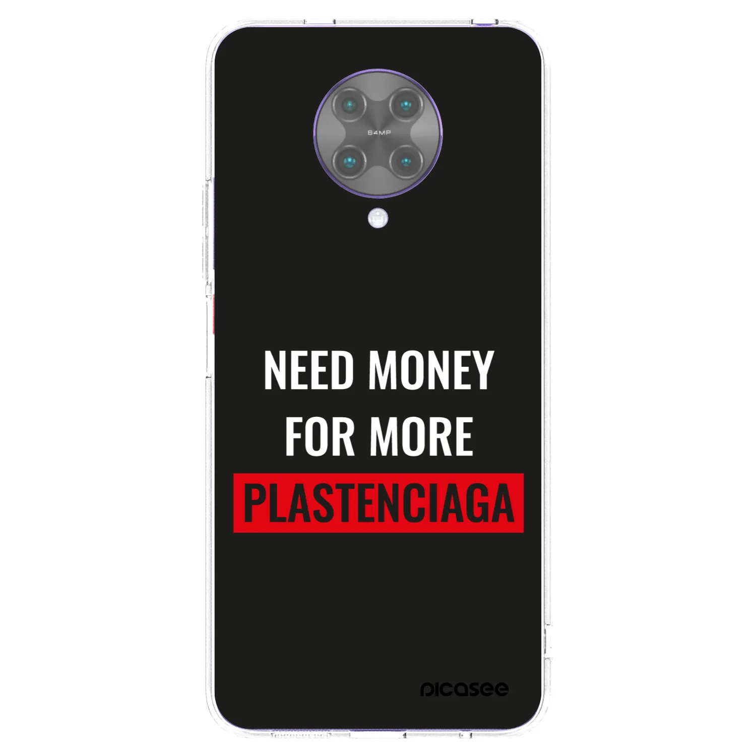 Picasee átlátszó szilikon tok az alábbi mobiltelefonokra Xiaomi Poco F2 Pro - More PLASTENCIAGA