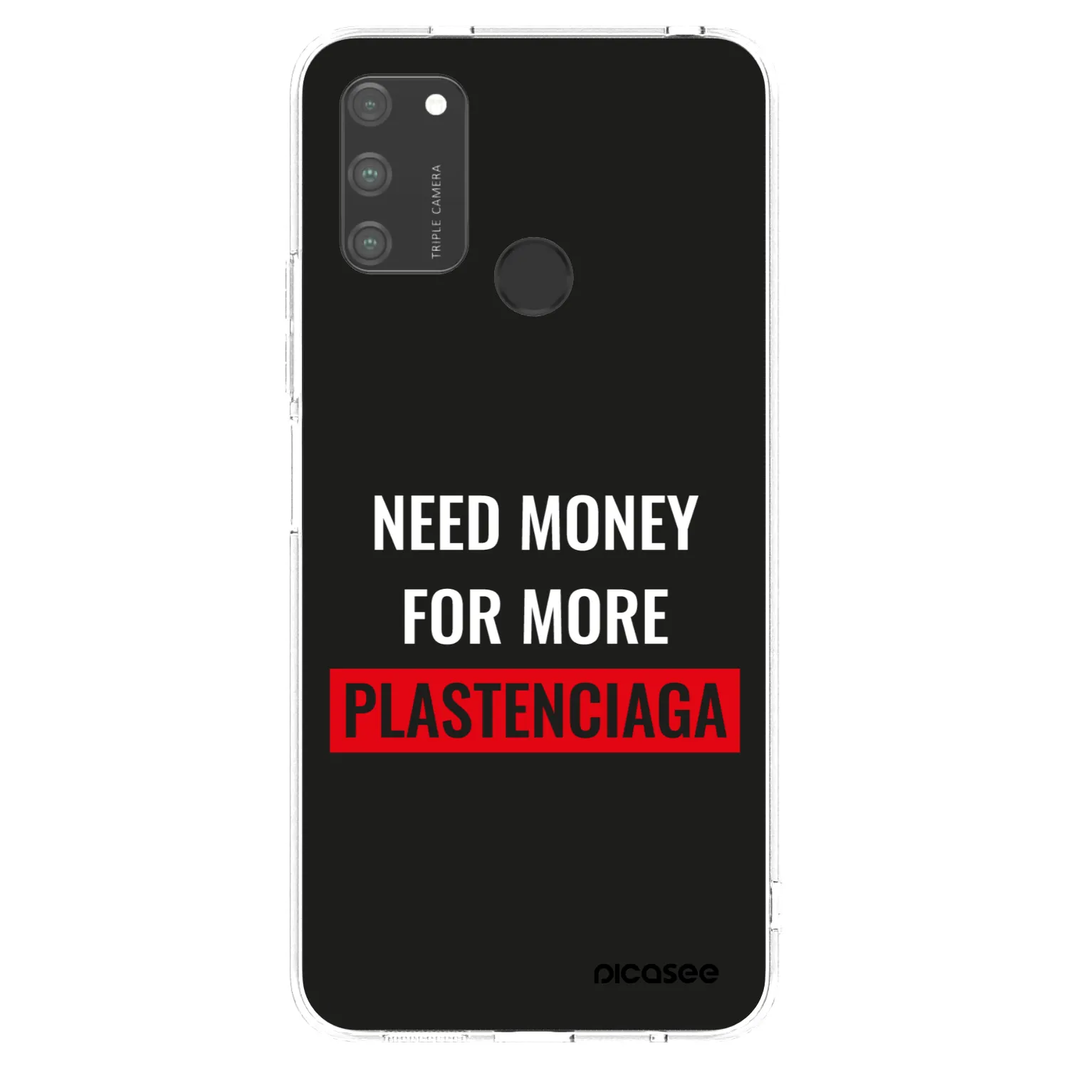 Picasee átlátszó szilikon tok az alábbi mobiltelefonokra Honor 9A - More PLASTENCIAGA