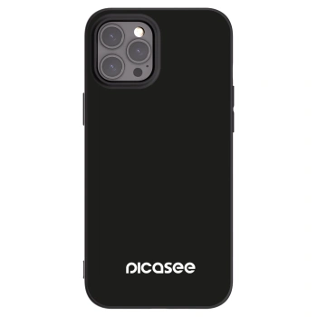 Picasee fekete szilikon tok az alábbi mobiltelefonokra Apple iPhone 12 Pro Max - Picasee