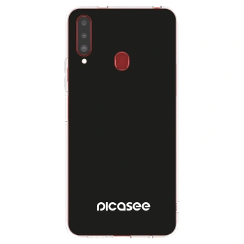 Picasee átlátszó szilikon tok az alábbi mobiltelefonokra Samsung Galaxy A20s - Picasee