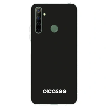 Picasee átlátszó szilikon tok az alábbi mobiltelefonokra Realme 6i - Picasee