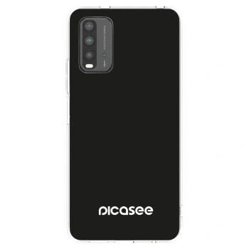 Picasee fekete szilikon tok az alábbi mobiltelefonokra Xiaomi Redmi 9T - Picasee