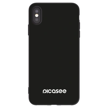 Picasee fekete szilikon tok az alábbi mobiltelefonokra Apple iPhone XS Max - Picasee
