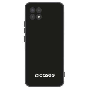 Picasee fekete szilikon tok az alábbi mobiltelefonokra Realme 8i - Picasee