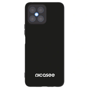 Picasee fekete szilikon tok az alábbi mobiltelefonokra Honor X8 4G - Picasee