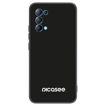Picasee fekete szilikon tok az alábbi mobiltelefonokra OPPO Reno 5 5G - Picasee