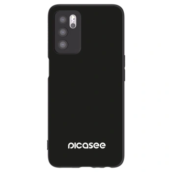 Picasee fekete szilikon tok az alábbi mobiltelefonokra OPPO A16s - Picasee