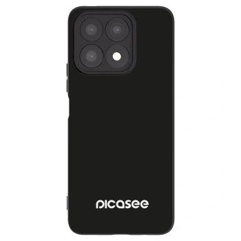 Picasee fekete szilikon tok az alábbi mobiltelefonokra Honor X8a - Picasee