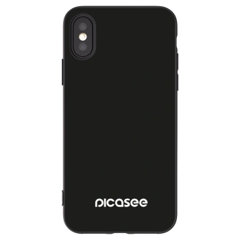 Picasee fekete szilikon tok az alábbi mobiltelefonokra Apple iPhone X/XS - Picasee