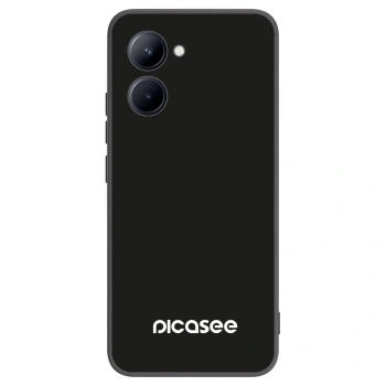 Picasee fekete szilikon tok az alábbi mobiltelefonokra Realme C33 (2023) - Picasee