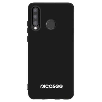 Picasee fekete szilikon tok az alábbi mobiltelefonokra Huawei P30 Lite - Picasee