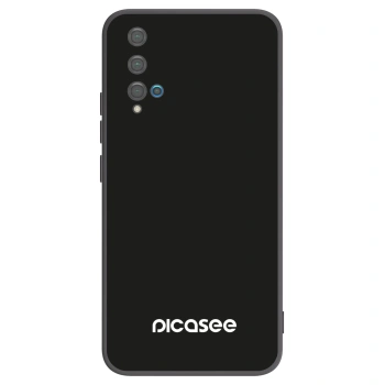Picasee fekete szilikon tok az alábbi mobiltelefonokra Huawei Nova 5T - Picasee