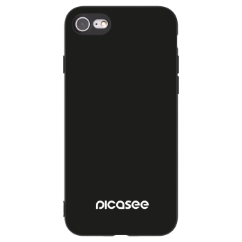Picasee fekete szilikon tok az alábbi mobiltelefonokra Apple iPhone SE 2020 - Picasee