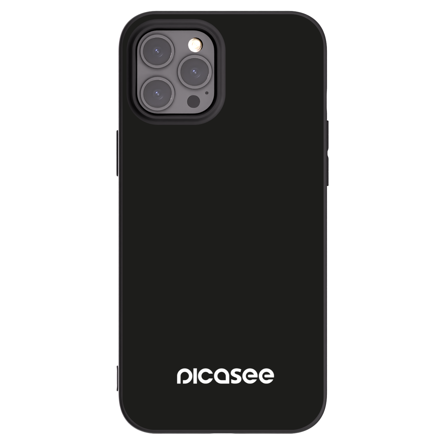 Picasee fekete szilikon tok az alábbi mobiltelefonokra Apple iPhone 12 Pro Max - Picasee