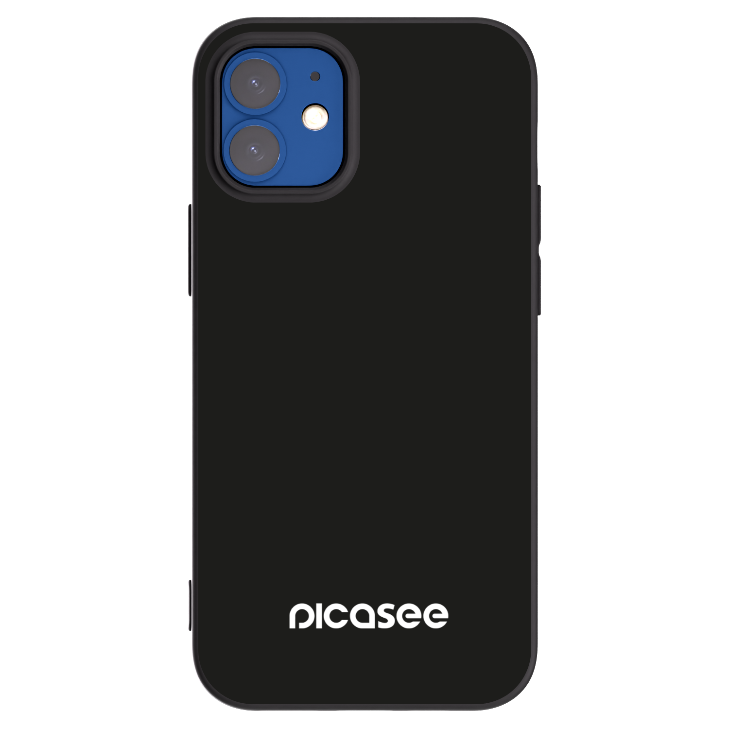 Picasee fekete szilikon tok az alábbi mobiltelefonokra Apple iPhone 12 mini - Picasee