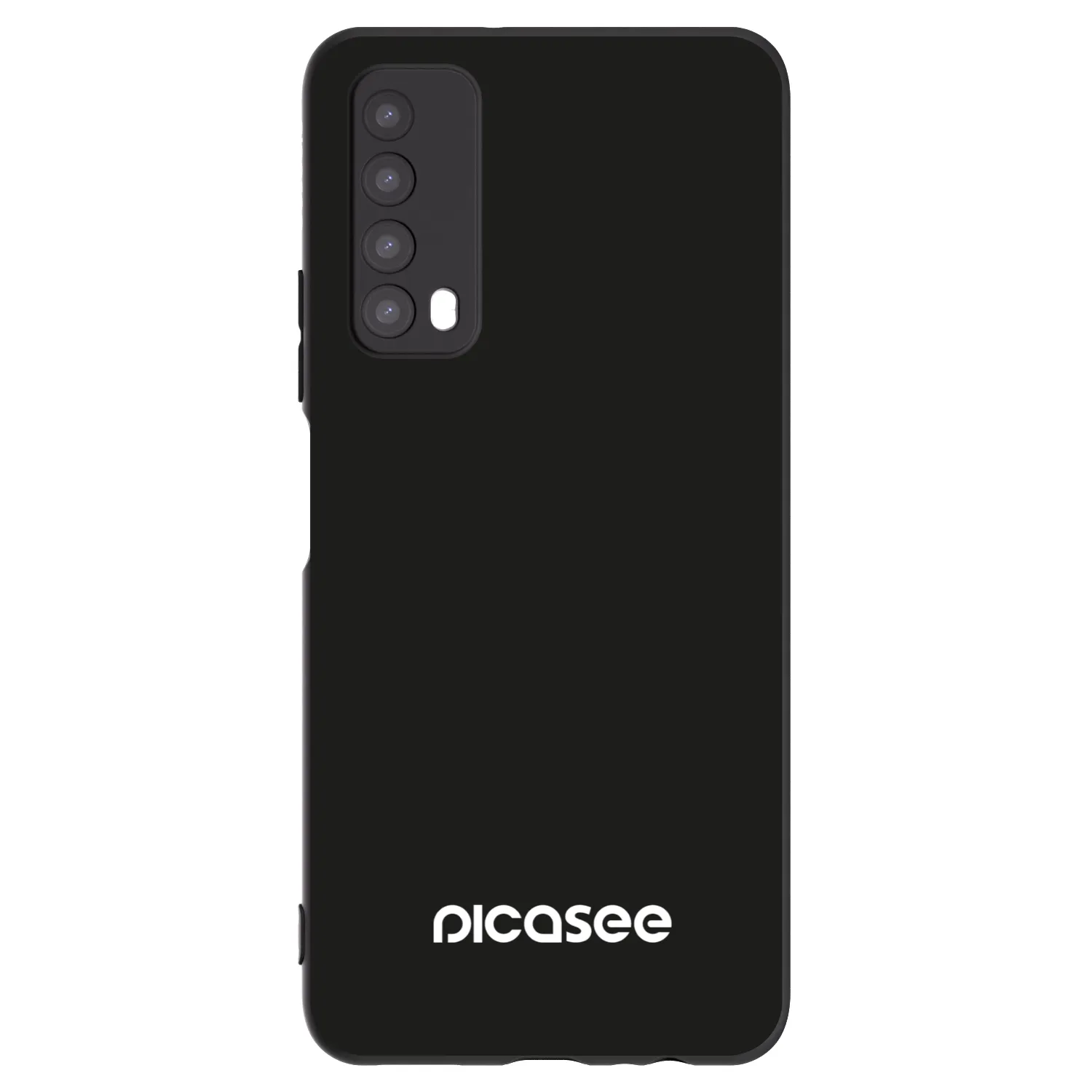 Picasee fekete szilikon tok az alábbi mobiltelefonokra Huawei P Smart 2021 - Picasee