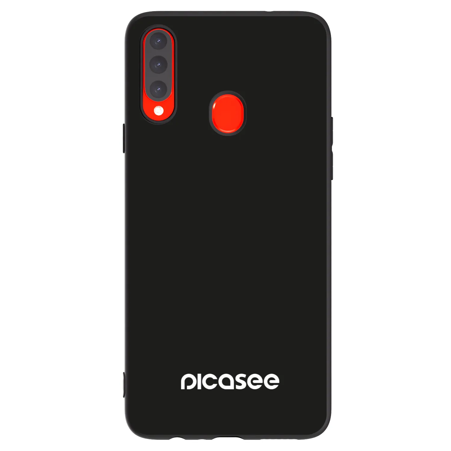 Picasee fekete szilikon tok az alábbi mobiltelefonokra Samsung Galaxy A20s - Picasee