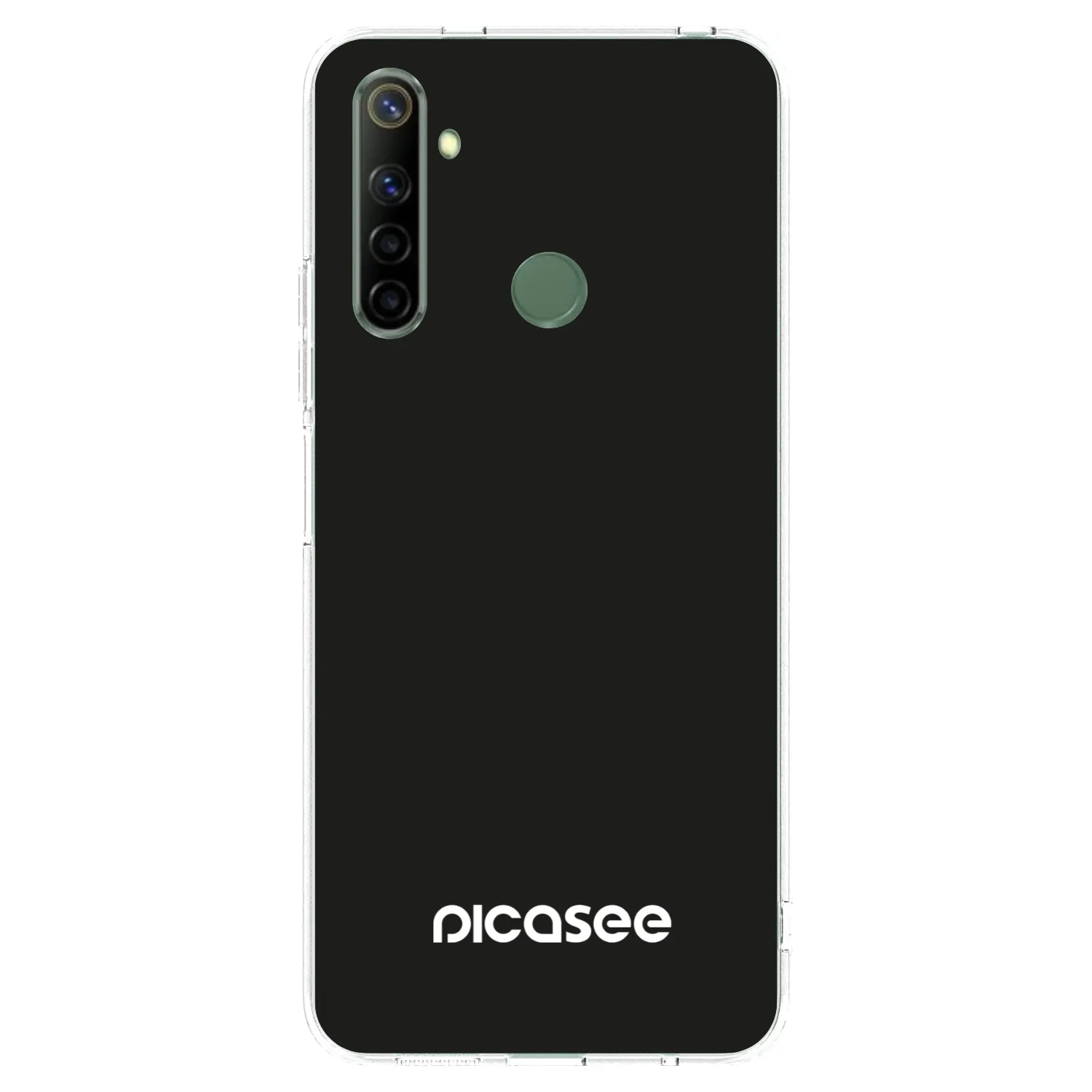 Picasee átlátszó szilikon tok az alábbi mobiltelefonokra Realme 6i - Picasee