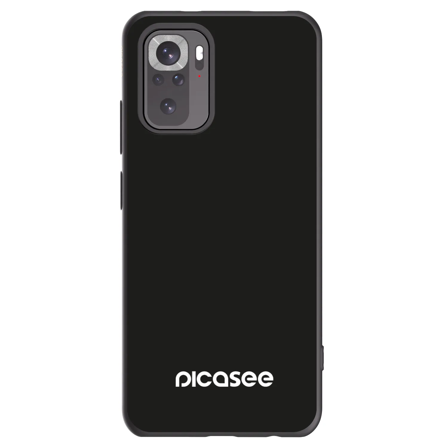 Picasee fekete szilikon tok az alábbi mobiltelefonokra Xiaomi Redmi Note 10S - Picasee