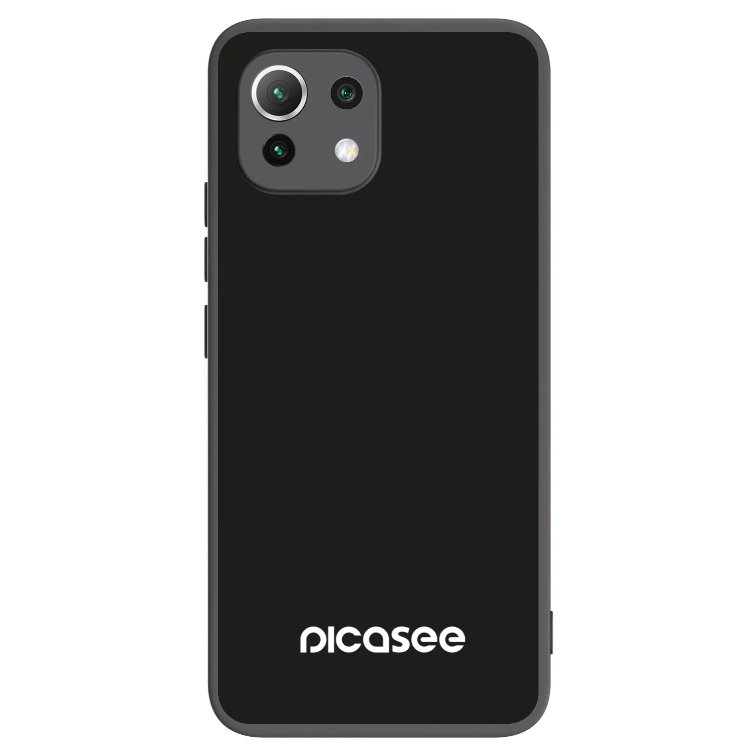 Picasee fekete szilikon tok az alábbi mobiltelefonokra Xiaomi Mi 11 Lite - Picasee