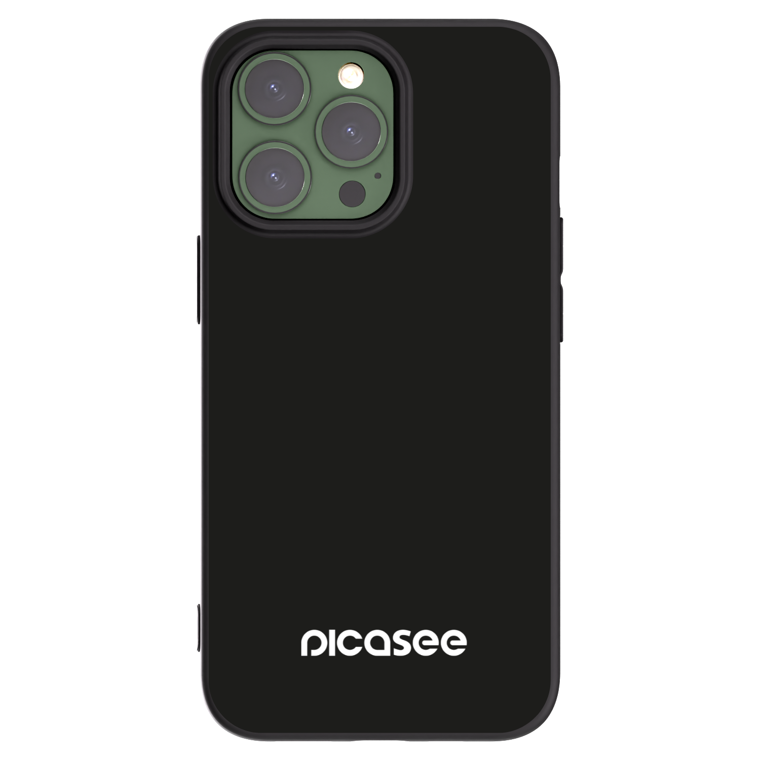 Picasee fekete szilikon tok az alábbi mobiltelefonokra Apple iPhone 13 Pro - Picasee