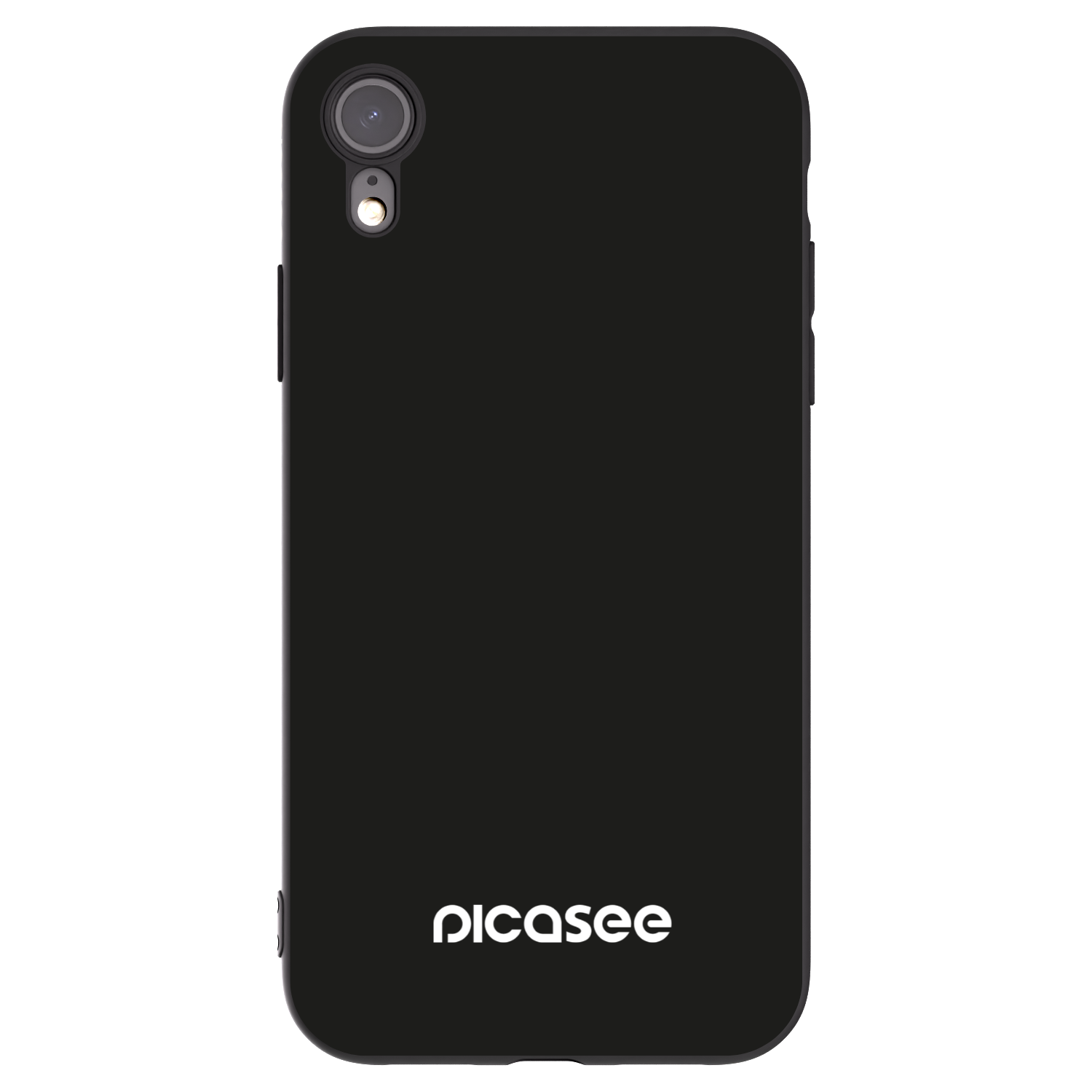 Picasee fekete szilikon tok az alábbi mobiltelefonokra Apple iPhone XR - Picasee