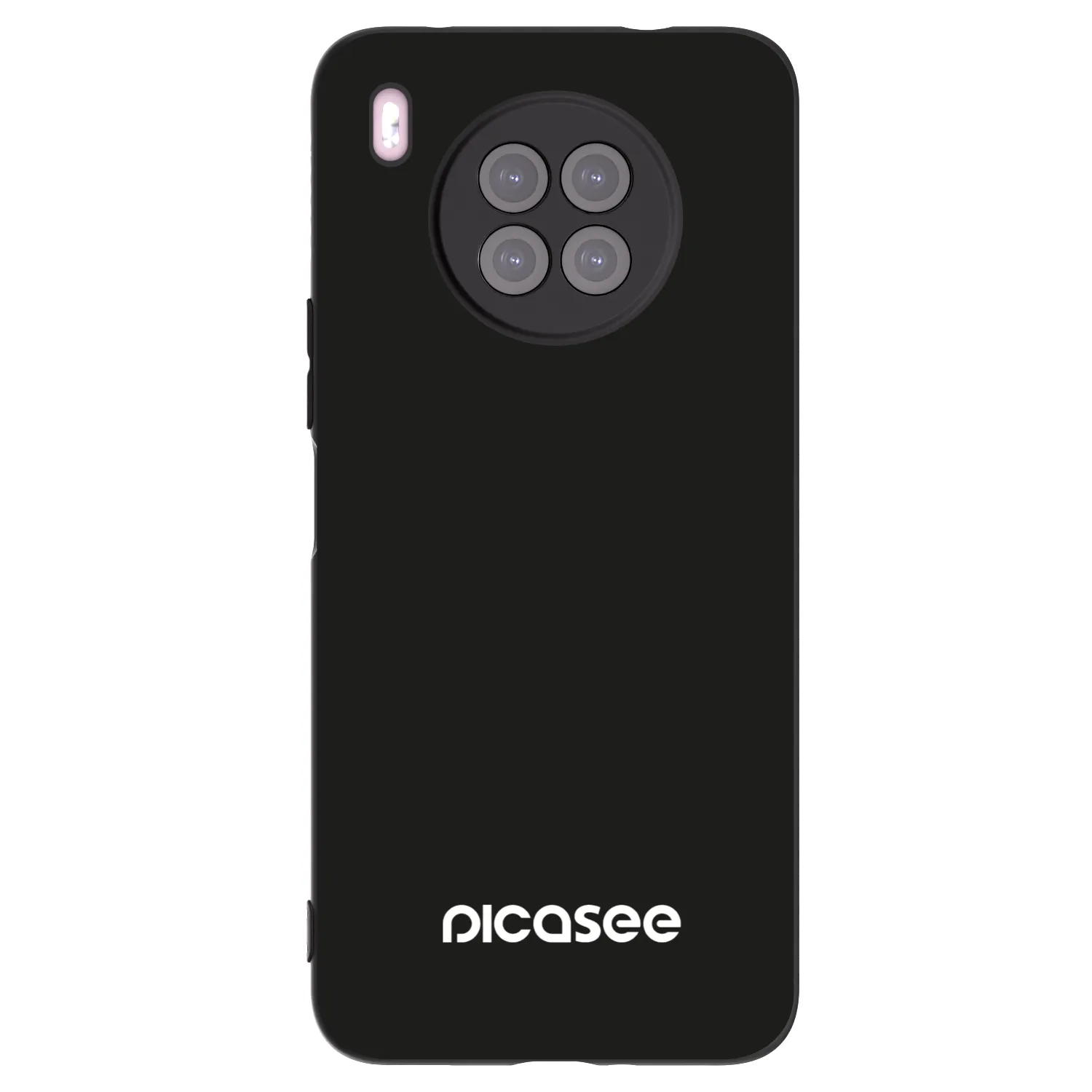 Picasee fekete szilikon tok az alábbi mobiltelefonokra Huawei Nova 8i - Picasee