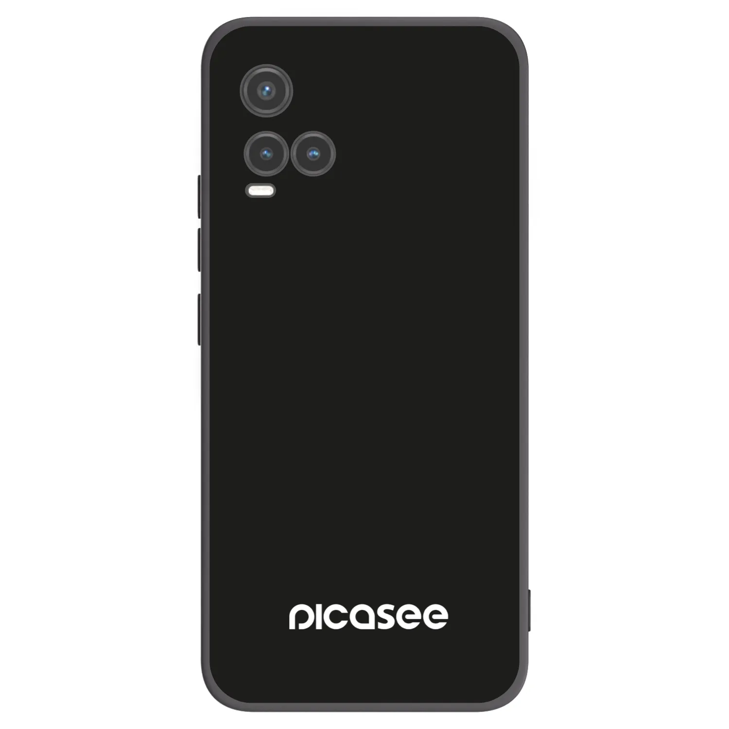 Picasee fekete szilikon tok az alábbi mobiltelefonokra Vivo Y33s - Picasee