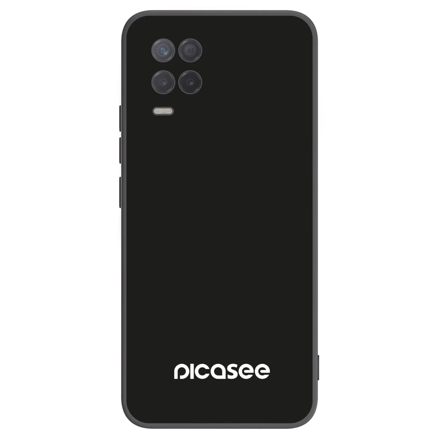 Picasee fekete szilikon tok az alábbi mobiltelefonokra Realme 8 5G - Picasee