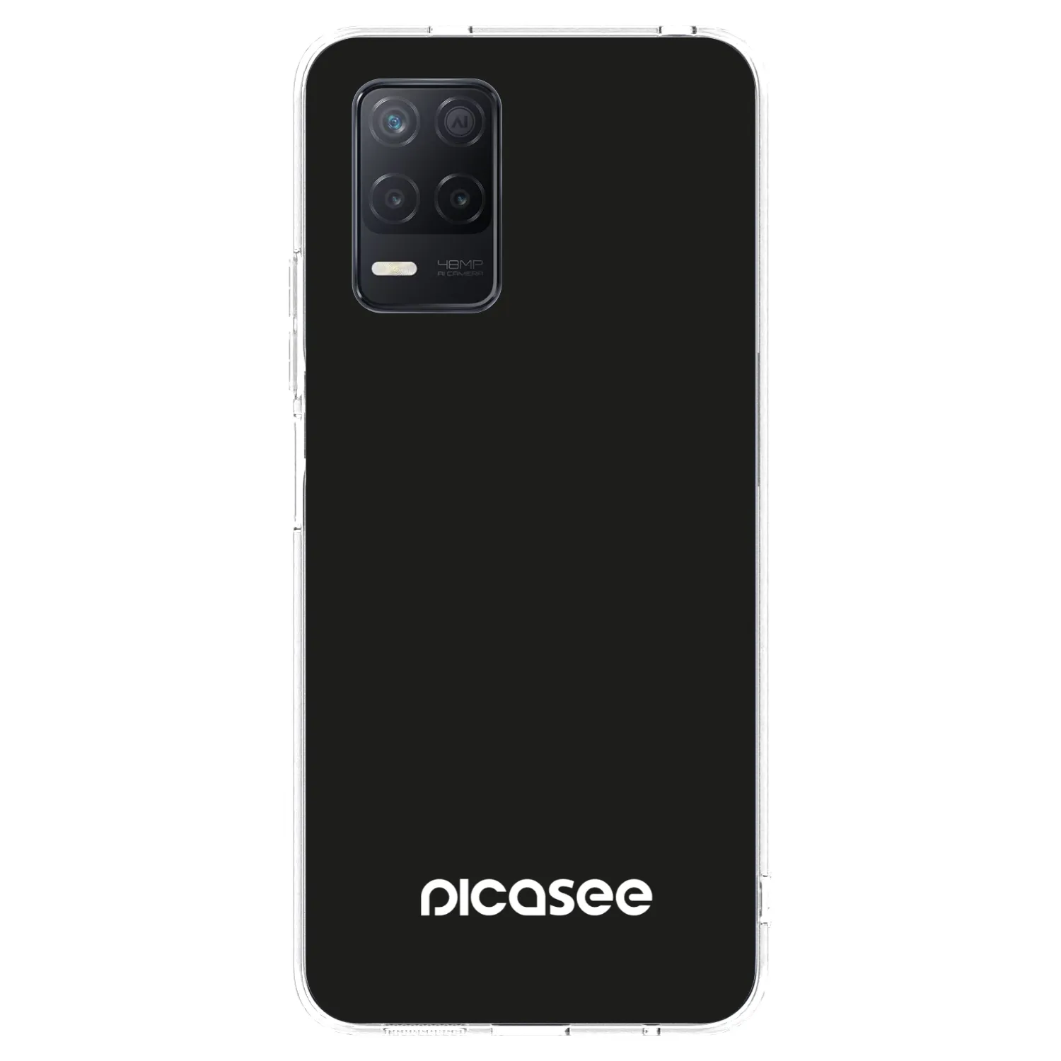 Picasee átlátszó szilikon tok az alábbi mobiltelefonokra Realme 8 5G - Picasee