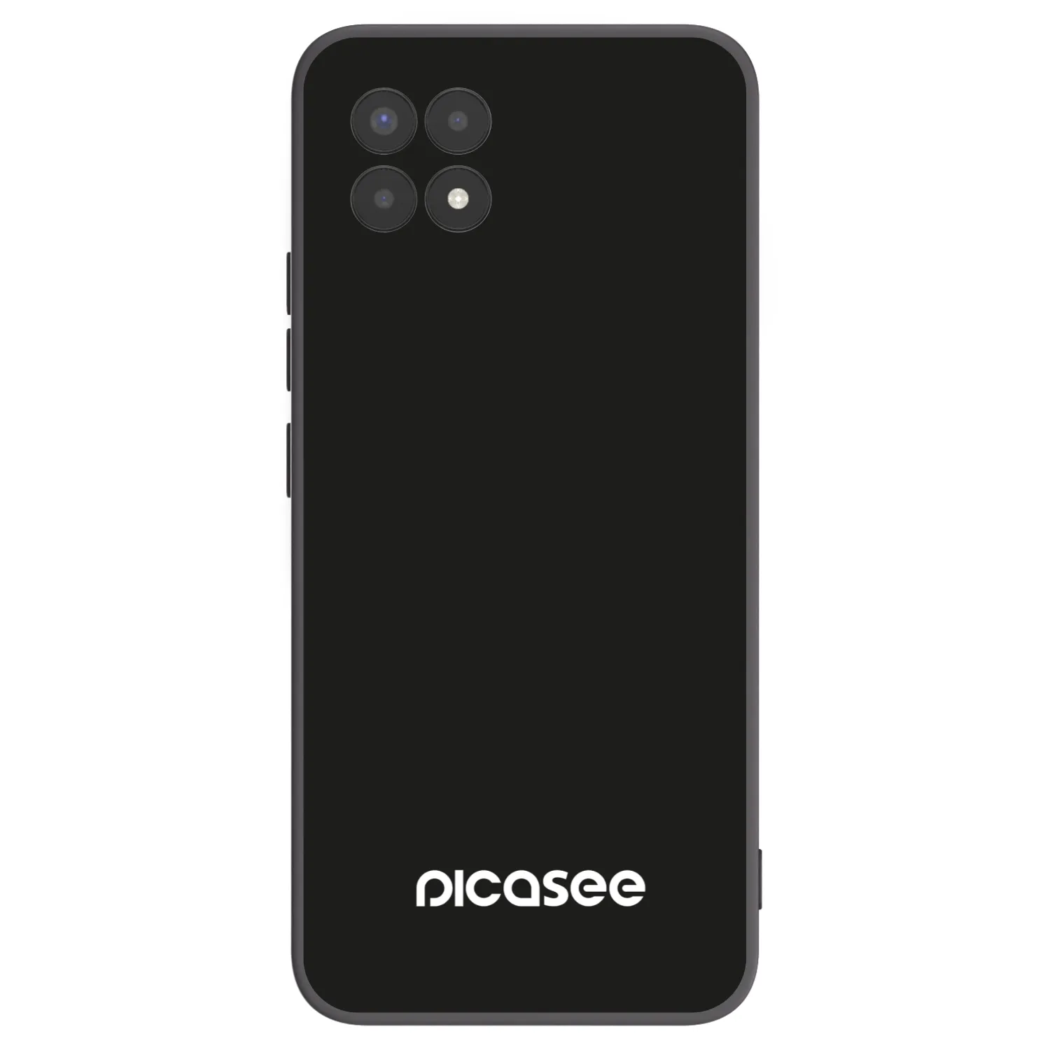 Picasee fekete szilikon tok az alábbi mobiltelefonokra Realme 8i - Picasee
