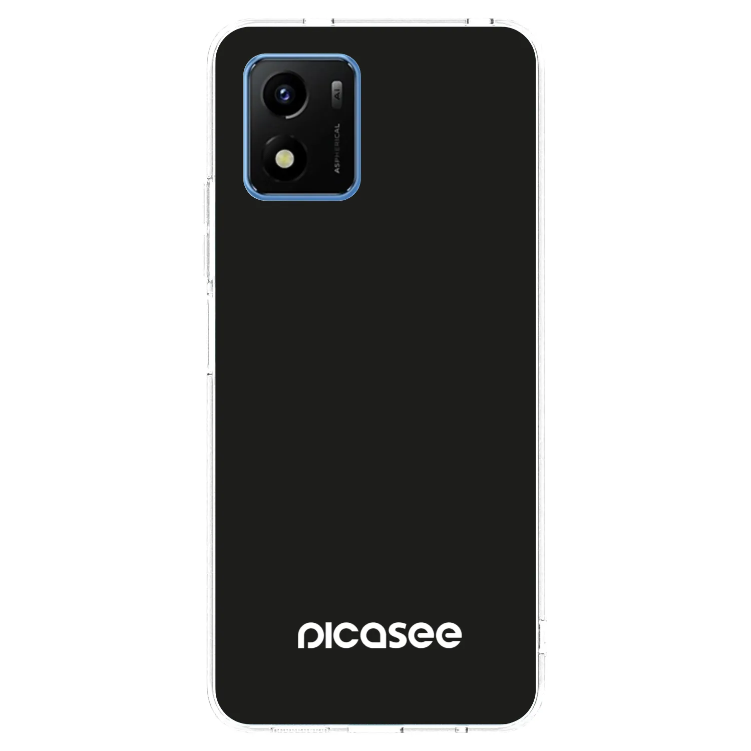Picasee átlátszó szilikon tok az alábbi mobiltelefonokra Vivo Y01 - Picasee