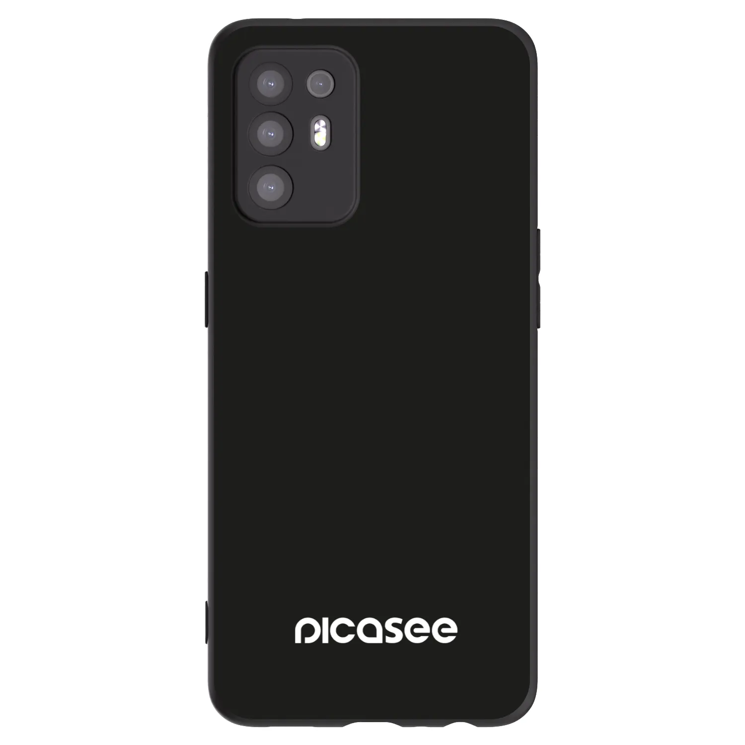 Picasee fekete szilikon tok az alábbi mobiltelefonokra OPPO A94 5G - Picasee