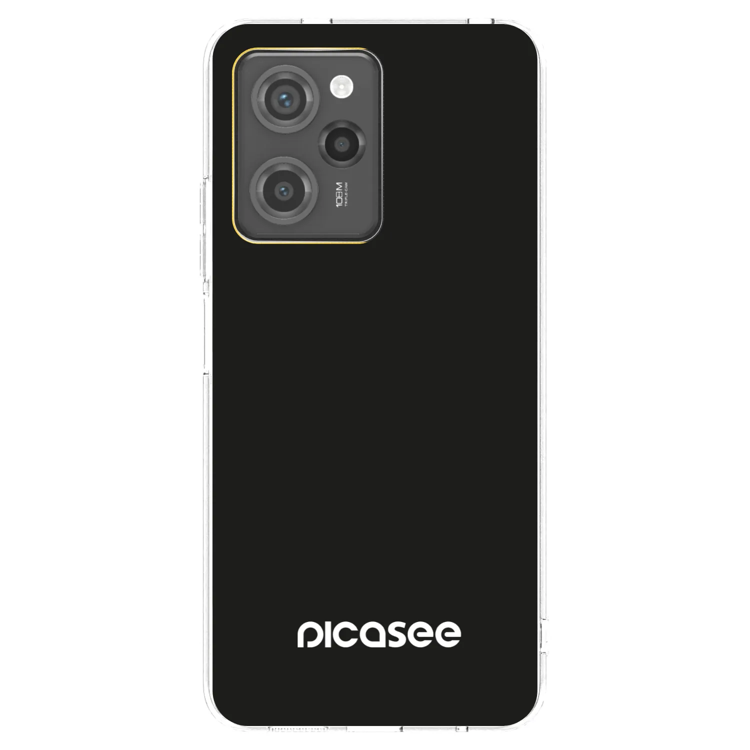 Picasee fekete szilikon tok az alábbi mobiltelefonokra Xiaomi Poco X5 Pro - Picasee