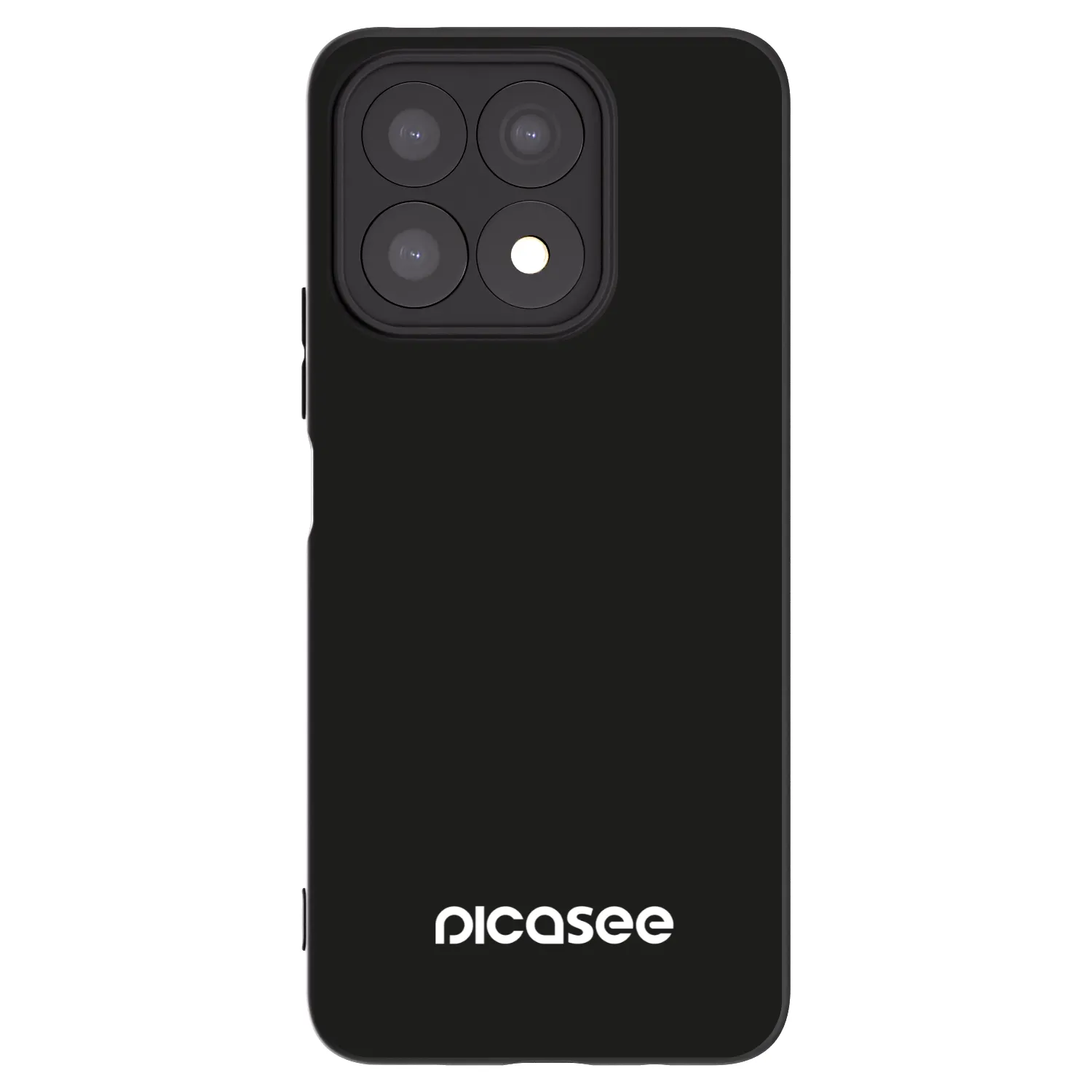 Picasee fekete szilikon tok az alábbi mobiltelefonokra Honor X8a - Picasee