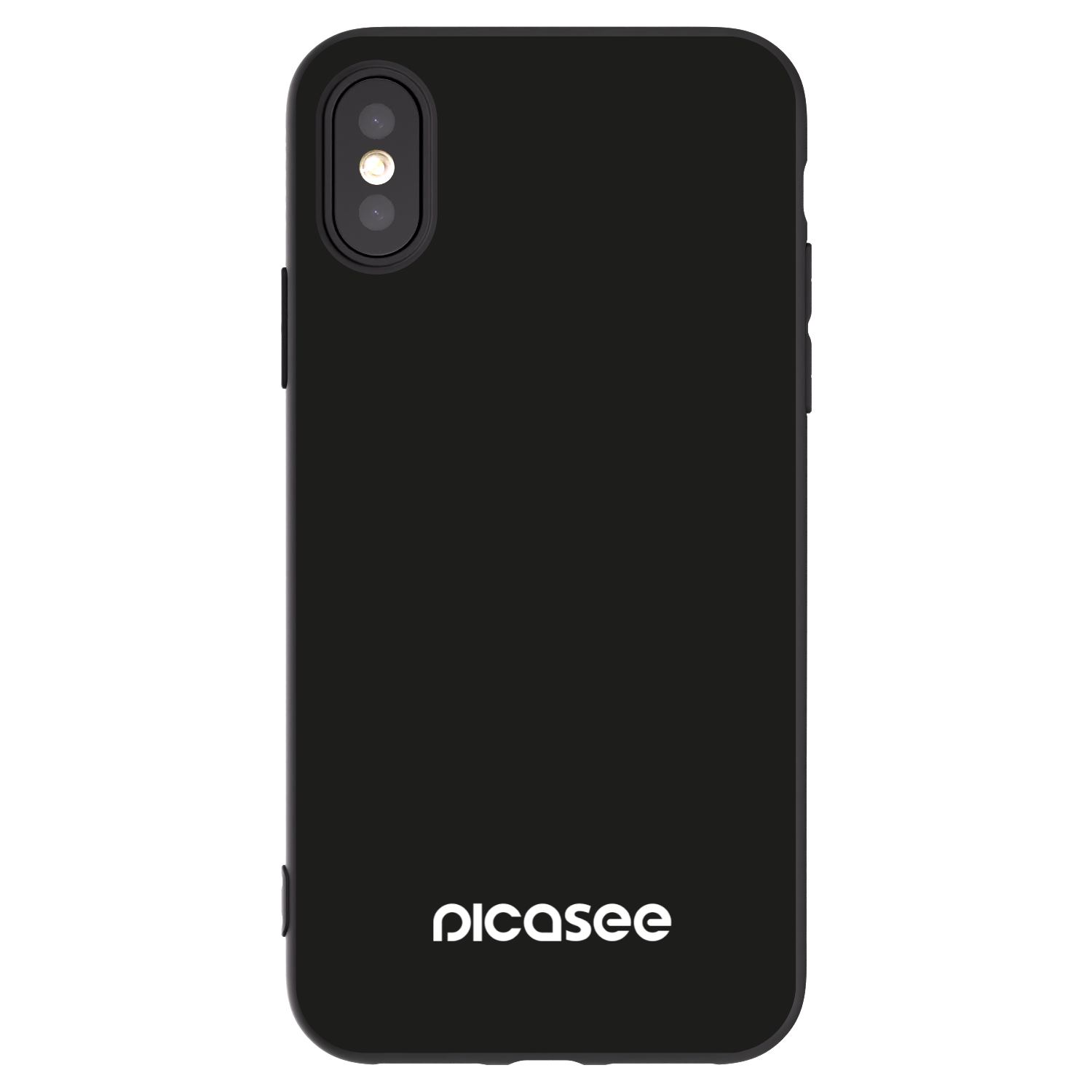 Picasee fekete szilikon tok az alábbi mobiltelefonokra Apple iPhone X/XS - Picasee