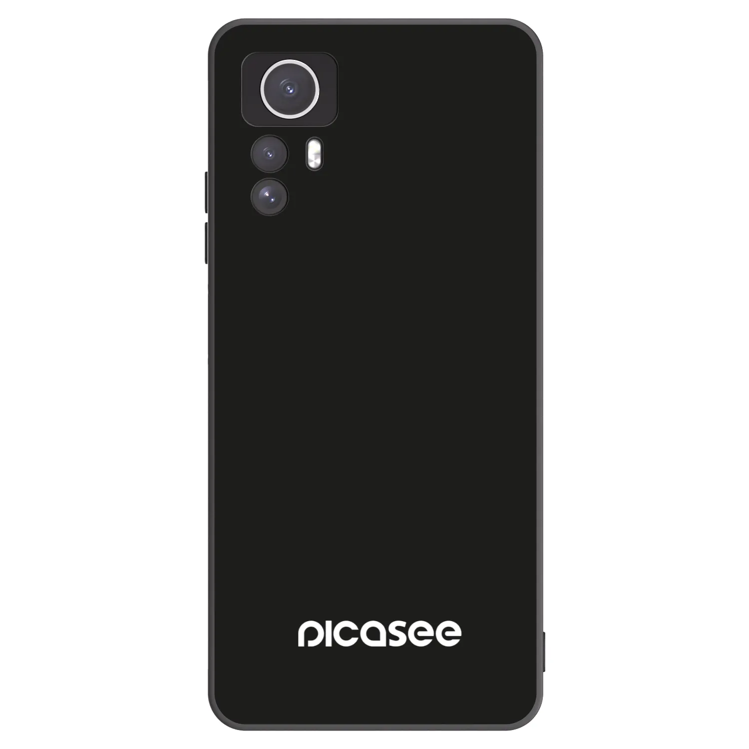 Picasee fekete szilikon tok az alábbi mobiltelefonokra Xiaomi Redmi Note 12S - Picasee