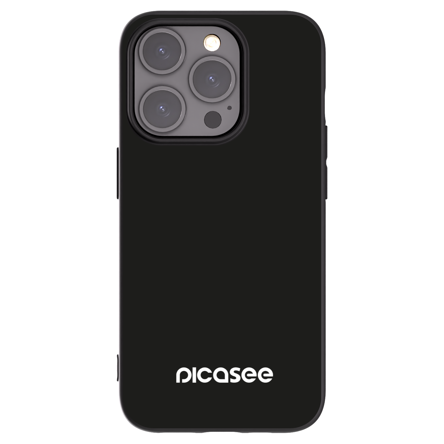 Picasee fekete szilikon tok az alábbi mobiltelefonokra Apple iPhone 15 Pro - Picasee
