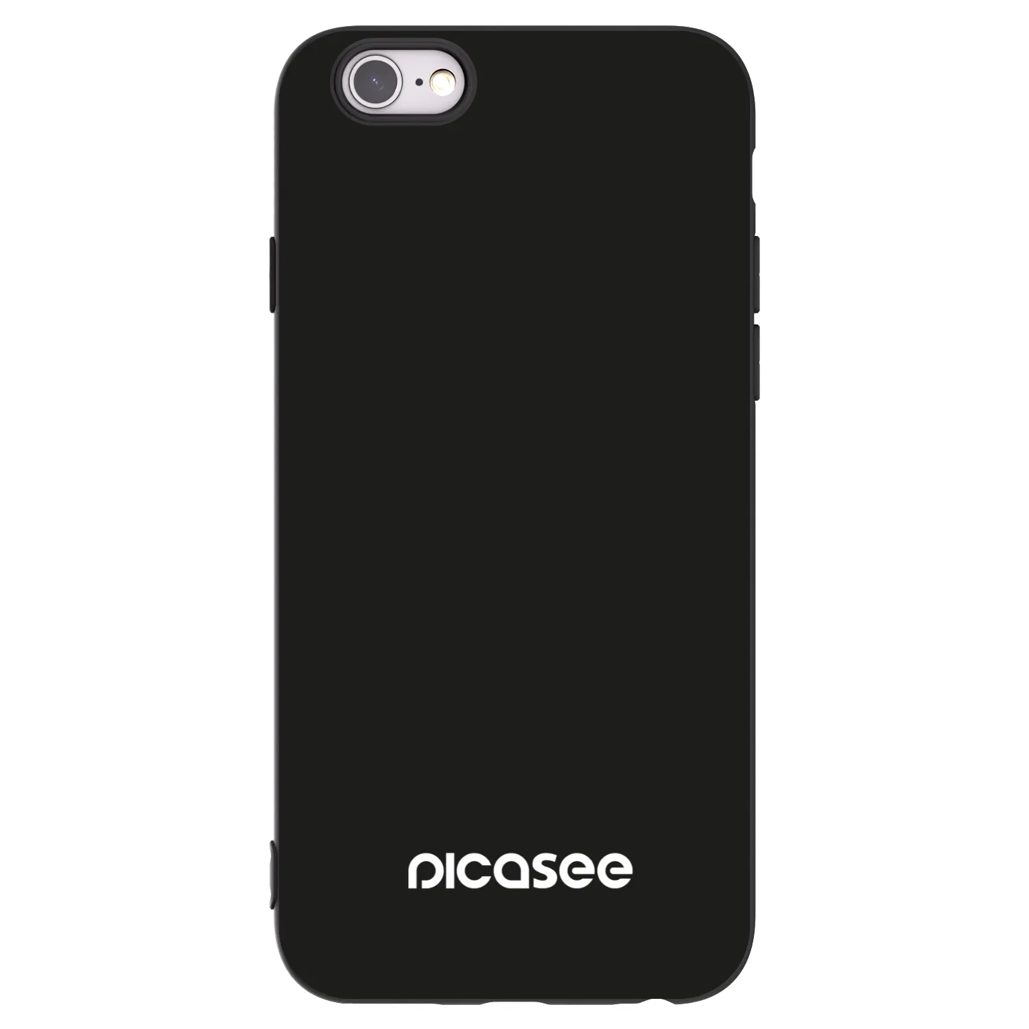 Picasee fekete szilikon tok az alábbi mobiltelefonokra Apple iPhone 6/6S - Picasee