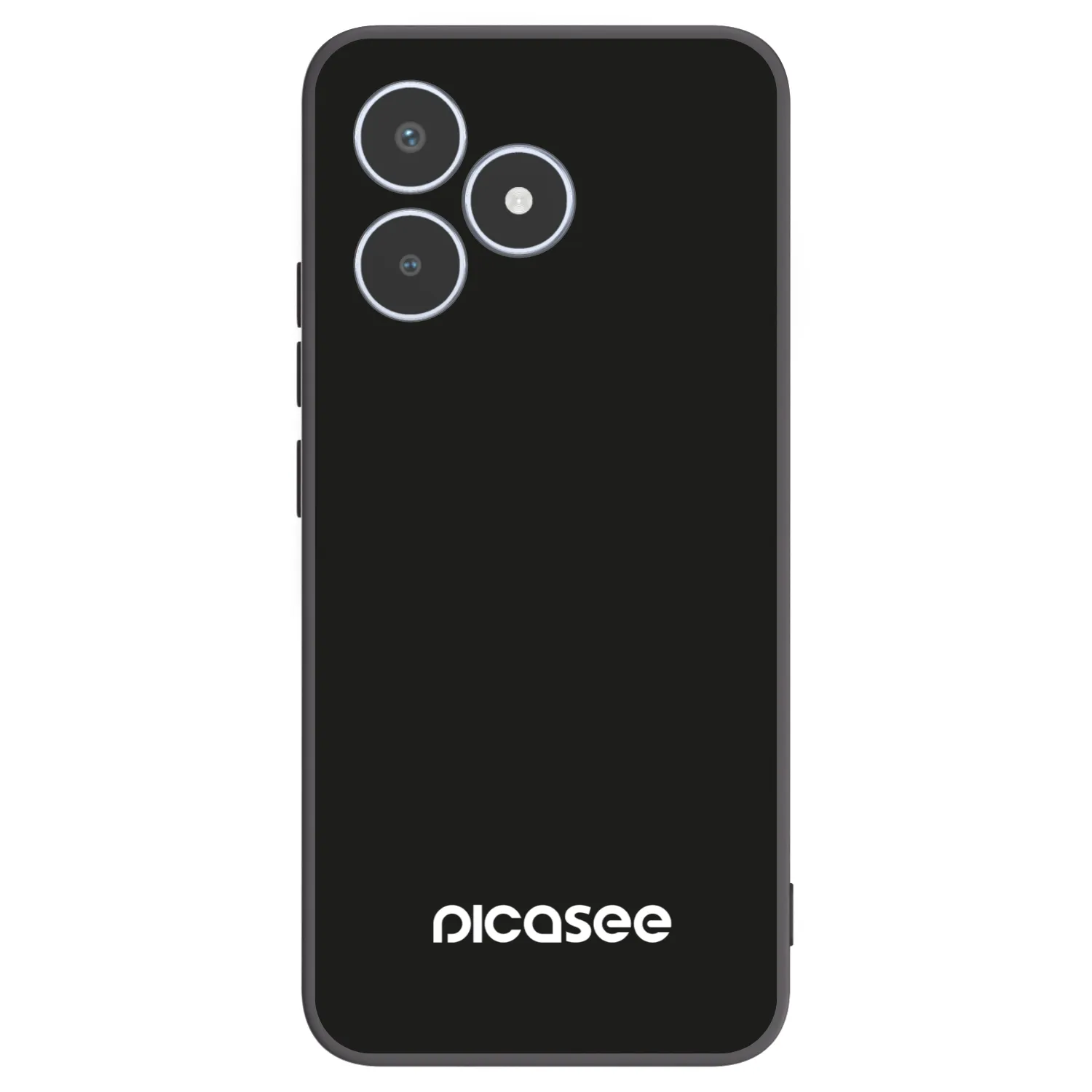 Picasee fekete szilikon tok az alábbi mobiltelefonokra Realme C53 - Picasee