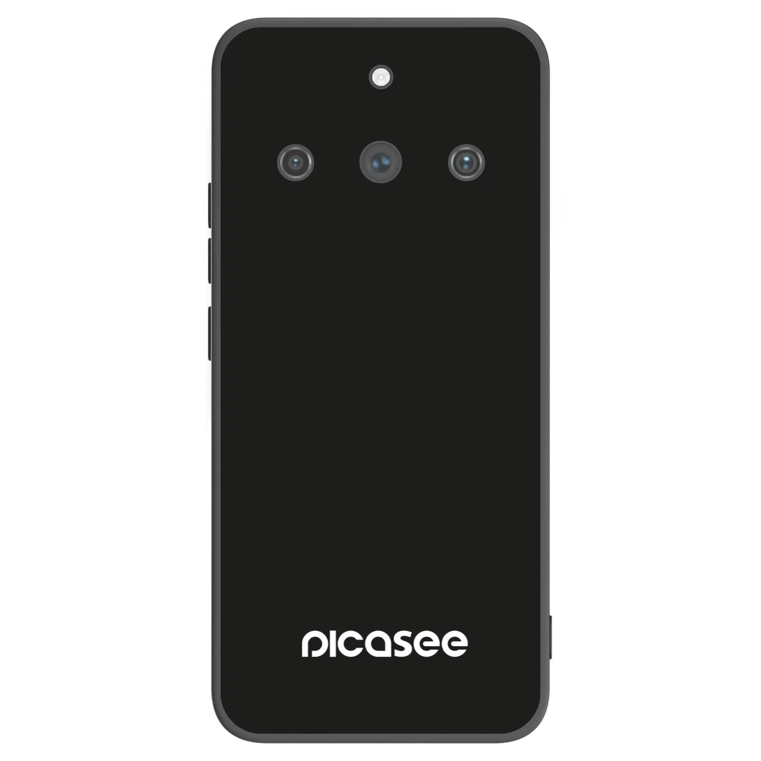 Picasee fekete szilikon tok az alábbi mobiltelefonokra Realme 11 Pro+ - Picasee